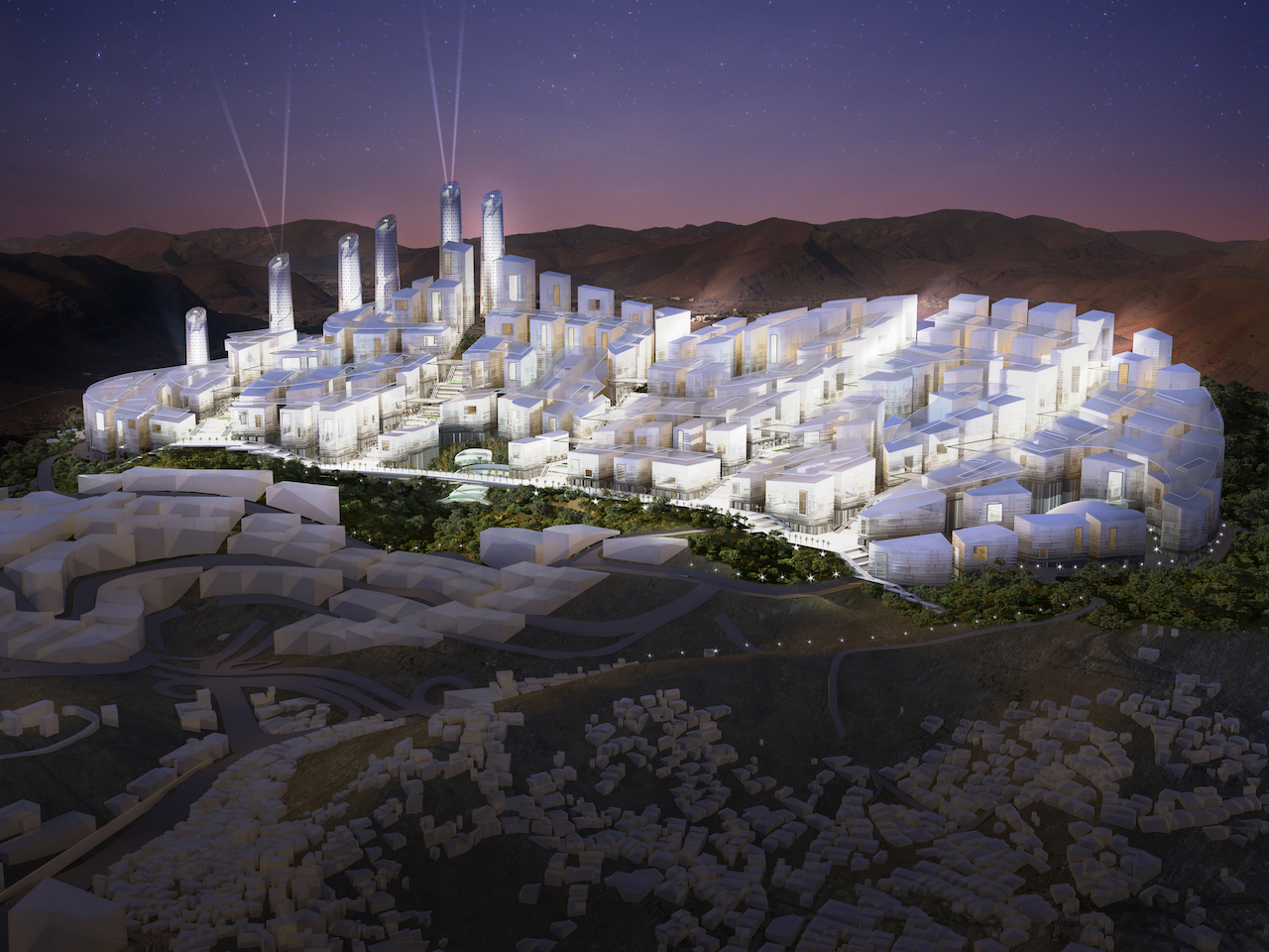 Städtebauliche Entwicklung und Masterplanung Mekka © White Sky Group | Gewers Pudewill